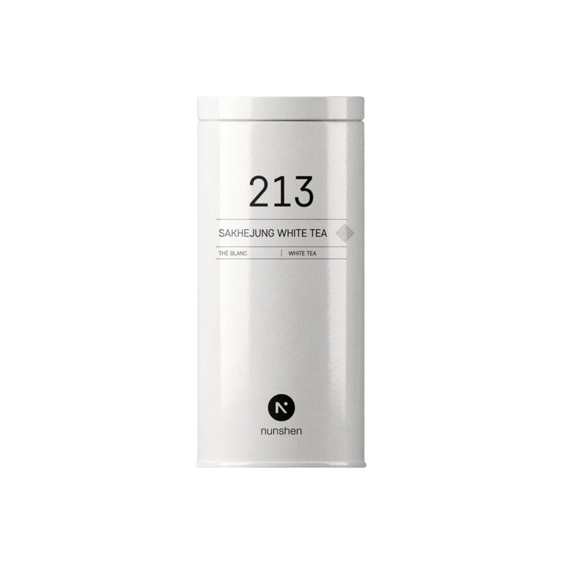 Thé blanc Sakhejung White Tea n°213, Nunshen, Boîte métal 60g