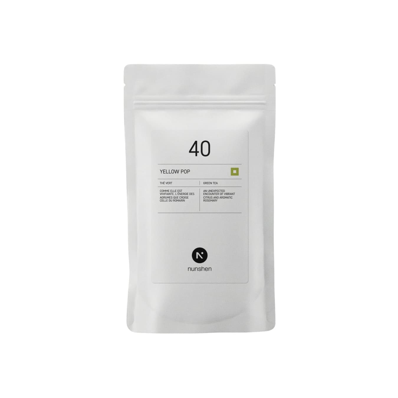 Thé vert Yellow Pop n°40, Nunshen, Vrac 100g