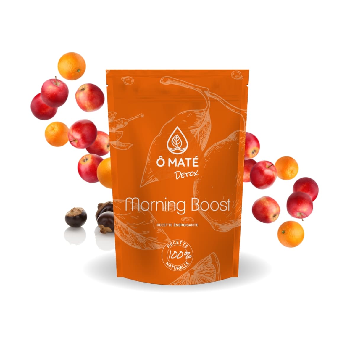 Maté Morning Boost de Ô Maté, Vrac 100g