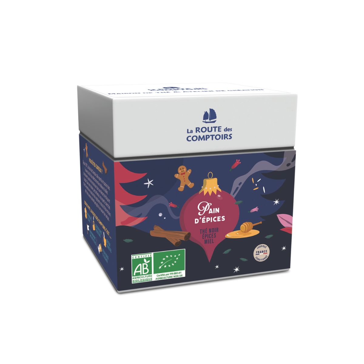 Boîte 80g Pain d’épices de La Route des Comptoirs 
