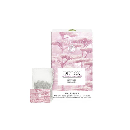 Boîte de 20 infusettes Détox Japonaise Bio de Palais des Thés.
