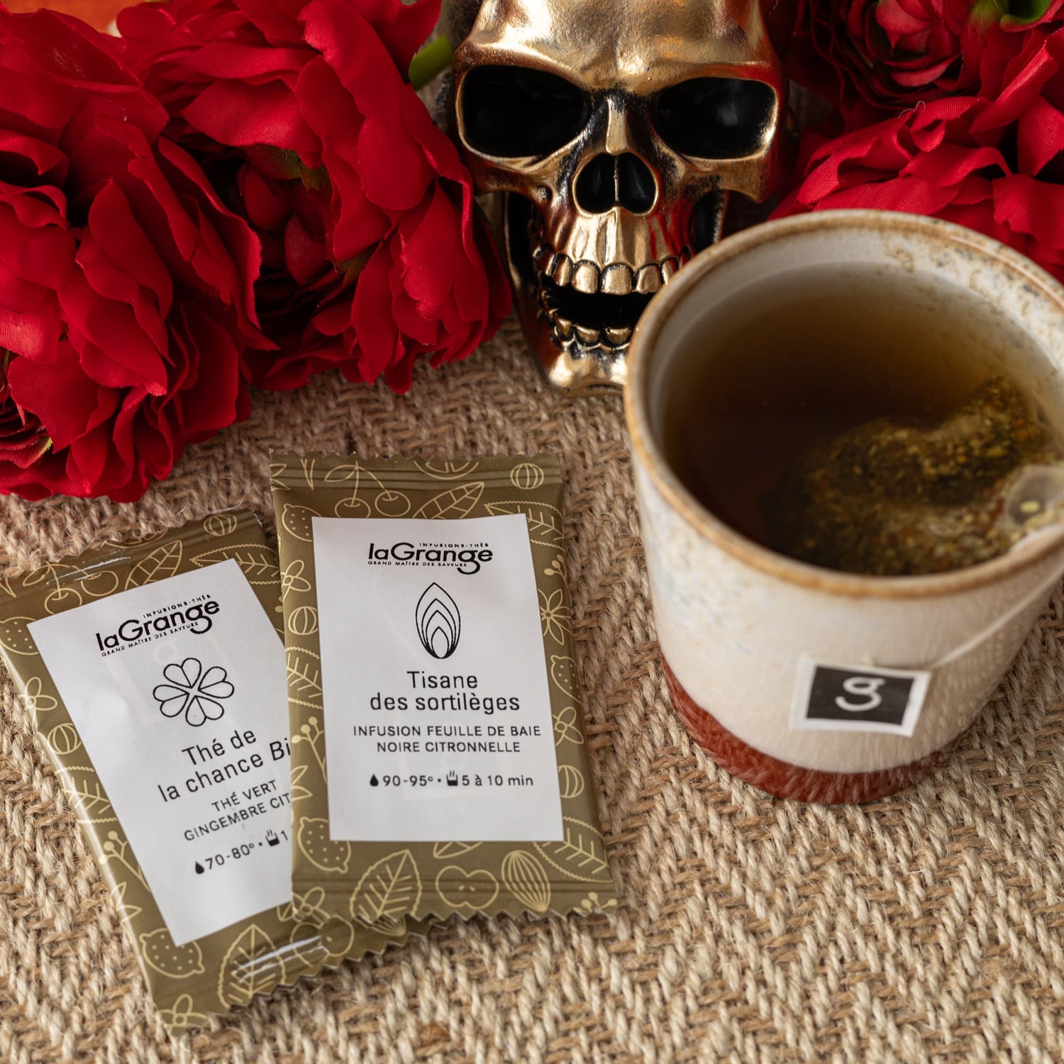 Infusettes La Grange - tisane des sortilèges et thé de la chance Bio