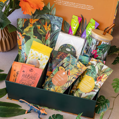 Coffret - Jungle Tropicale avec Grand Verre