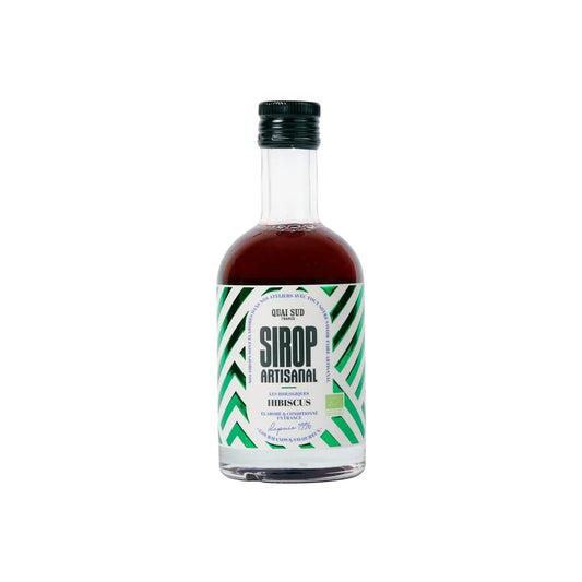 Sirop 35 cl d'Hibiscus Bio de Quai Sud.