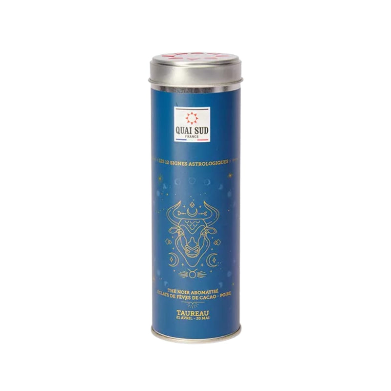 Boîte 50g Thé Noir Du Taureau de Quai Sud.