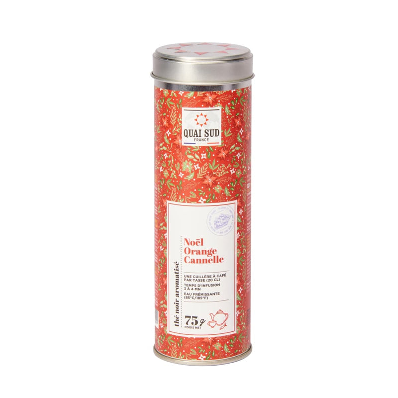 Thé Noir de Noël de Quai Sud boîte 75g.