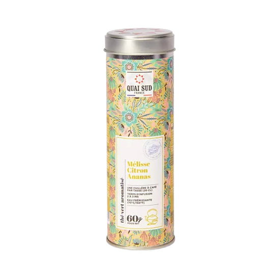 Vrac Thé vert Mélisse-Citron-Ananas de Quai Sud.
