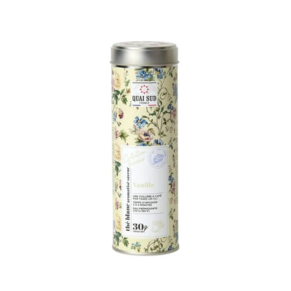 Boîte 30g Thé blanc Vanille de Quai Sud.
