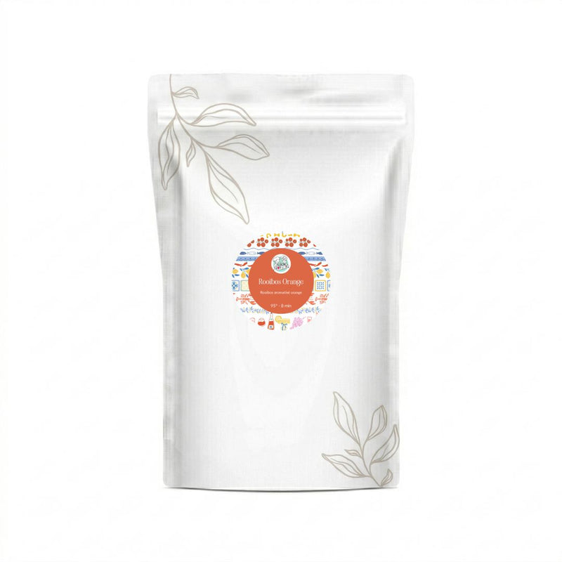 Rooibos Orange de J’adore le Thé vrac 100g.