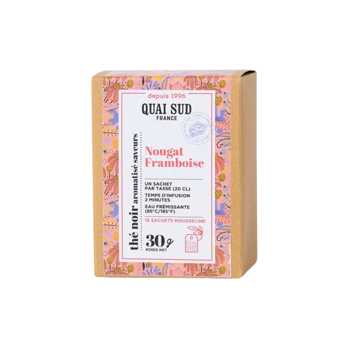 Thé Noir Nougat Framboise - La Thé Box