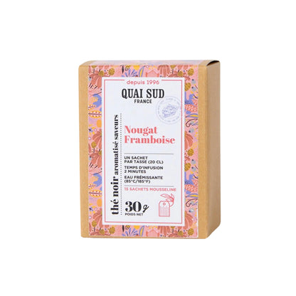 Thé Noir Nougat Framboise - La Thé Box