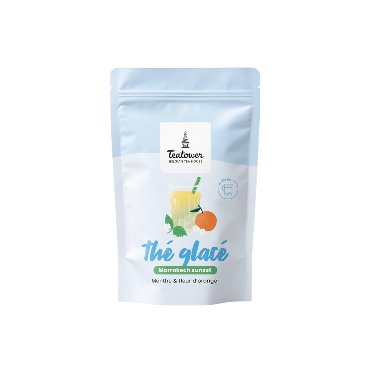 Thé Glacé Marrakech Sunset Bio de Teatower, 4 infusettes de 10g