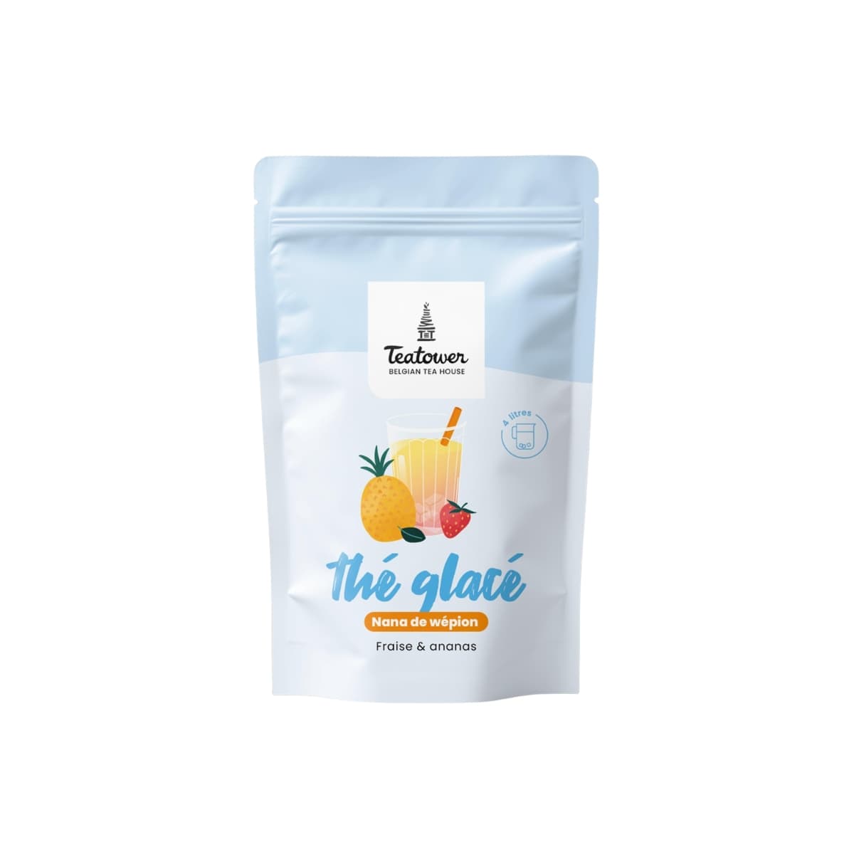 Thé Glacé La Nana de Wépion de Teatower, 4 infusettes de 15g