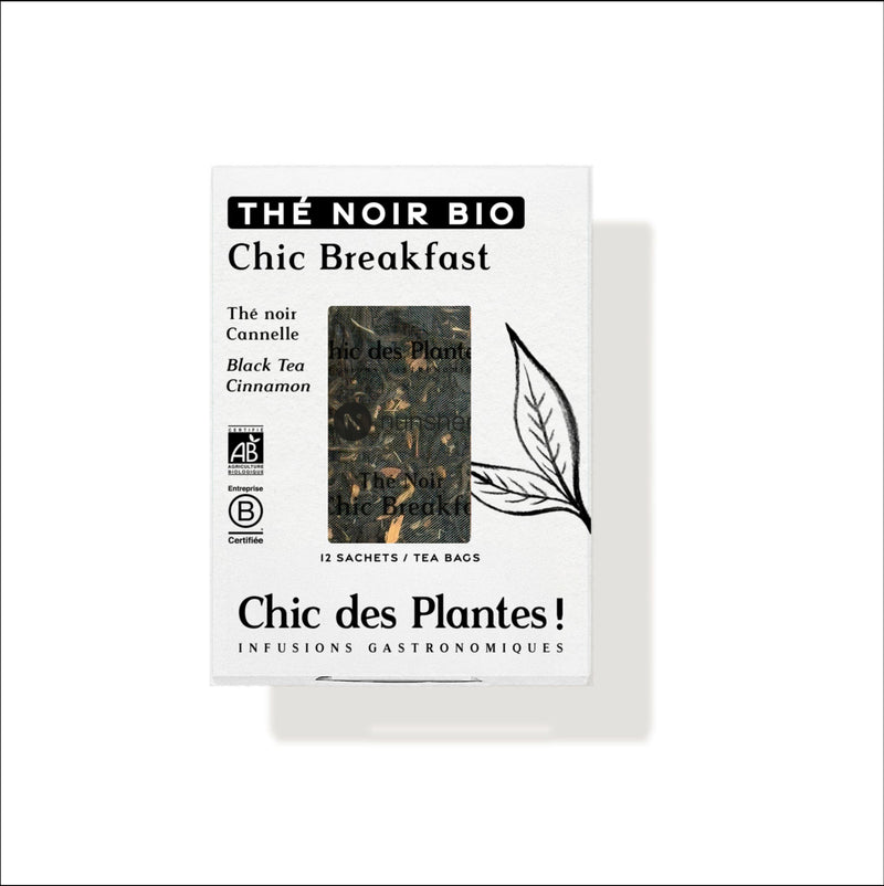Thé Noir Bio Chic Breakfast de Chic des Plantes ! 12 infusettes