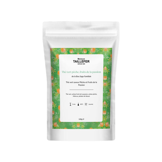 Thé vert Pêche et Fruit de la passion - La Thé Box
