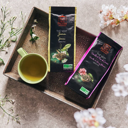 Thé vert Vanille & Fleur de Cerisier - La Thé Box