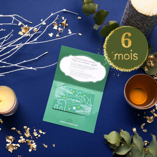 Carte cadeau 6 mois d'aventure - La Thé Box