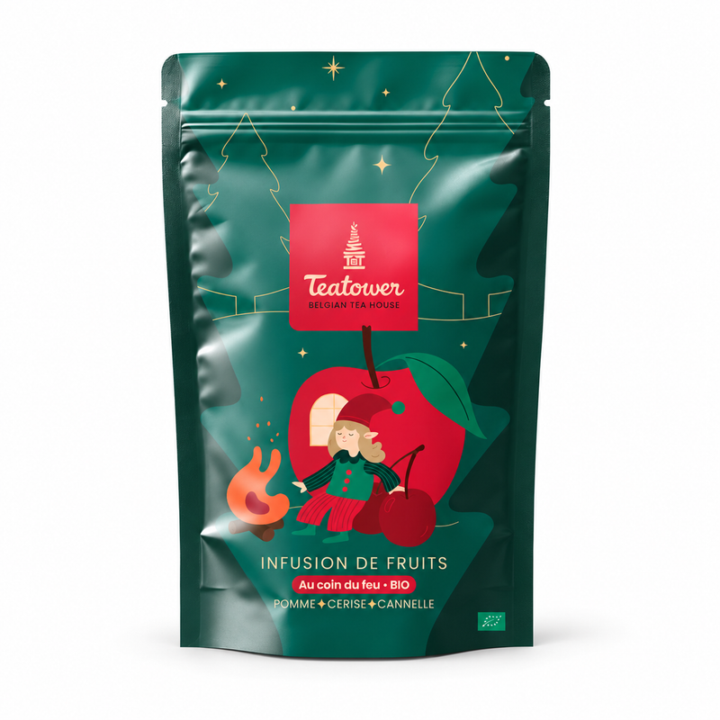 Au coin du feu, infusion de Teatower, sachet 100 g